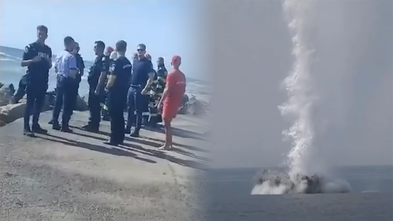 Situație de alertă la Mangalia! A doua mină marină semnalată în apele românești, după explozia de la Costinești