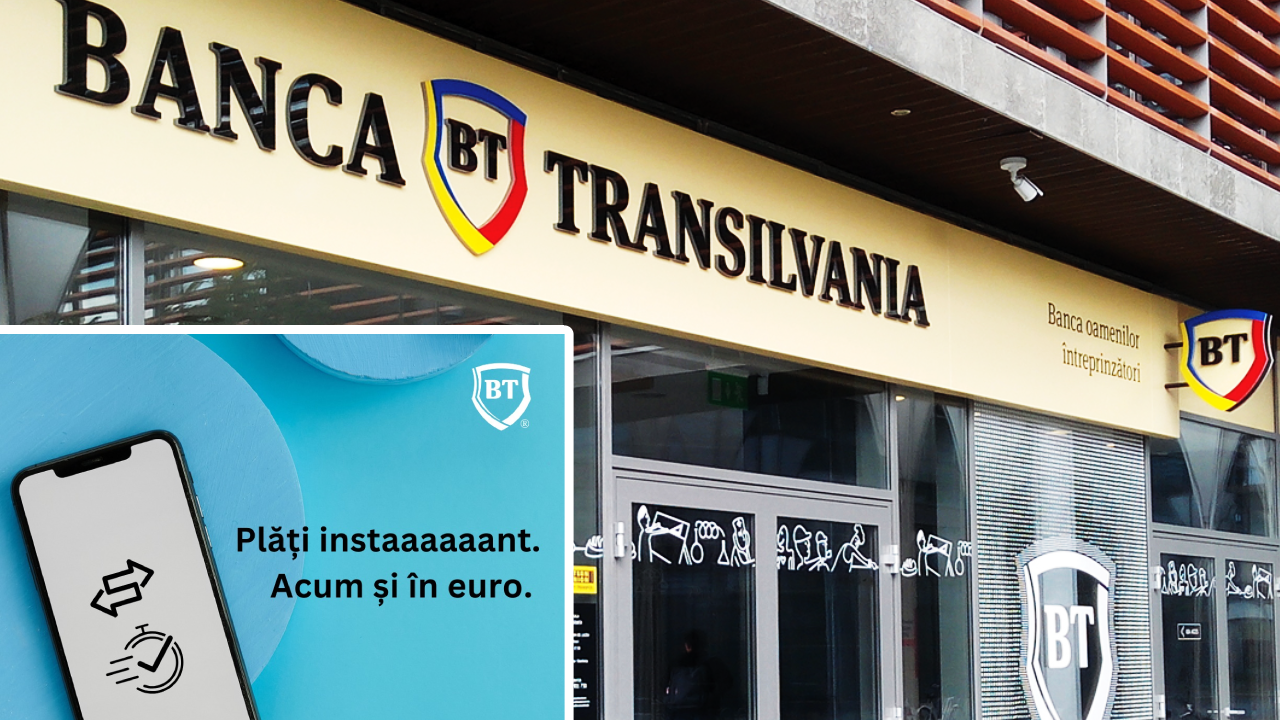 Banca Transilvania, anunț IMPORTANT pentru toți clienții! Premieră în România, introducerea transferurilor instant în Euro