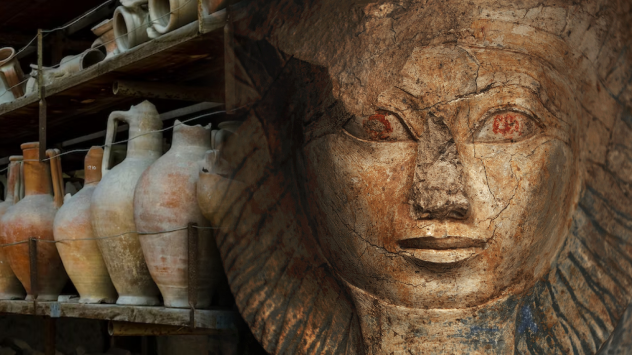 Descoperire Arheologică Uimitoare! Vase de vin de 5000 de ani în mormântul primei femei faraon
