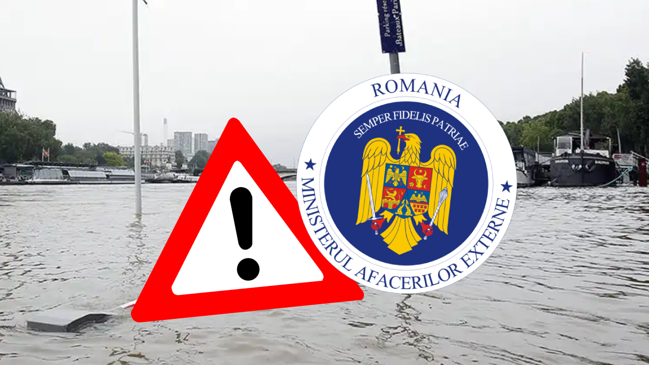 Alertă majoră MAE pentru români! Franța: Cod roșu și portocaliu de inundații, unde nu trebuie să călătorești