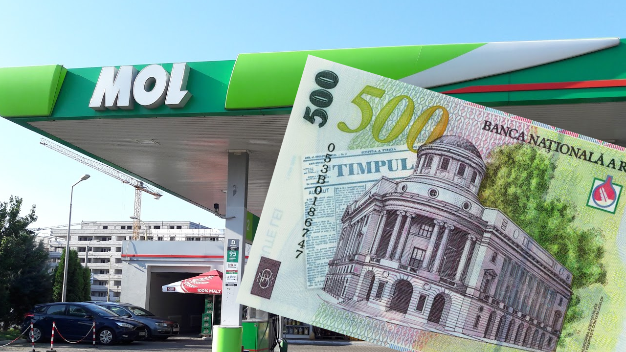 MOL Romania: actualizează-ți datele și câștigă un card de carburant de 500 lei!