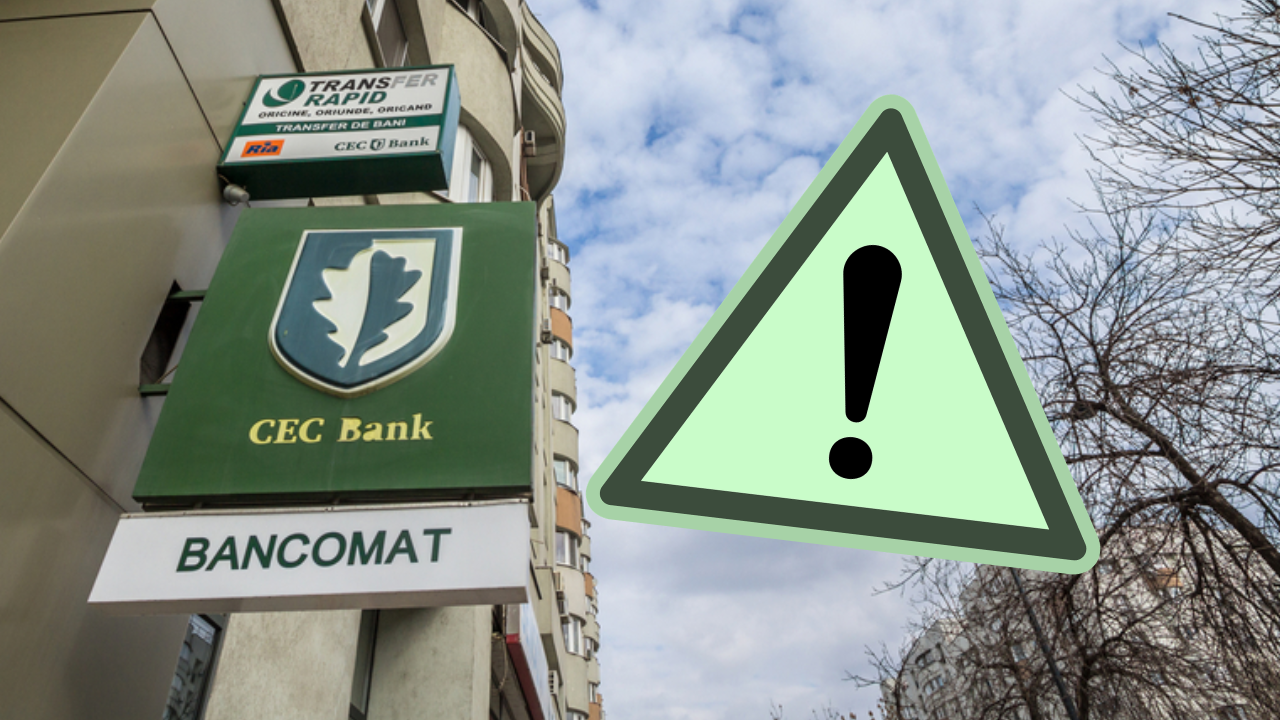 Se închid serviciile CEC Bank! Atenționare pentru clienții băncii: se pun în aplicare măsuri URGENTE