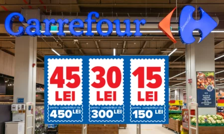 Vouchere de până la 45 Lei gratuite de la Carrefour! Ce trebui să faci ca să beneficiezi de ofertă