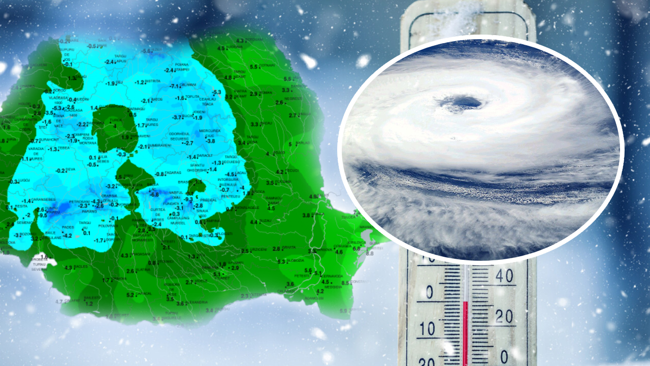 Ciclonul Polar își face simțită prezența! România se pregătește pentru temperaturi geroase și ninsori abundente