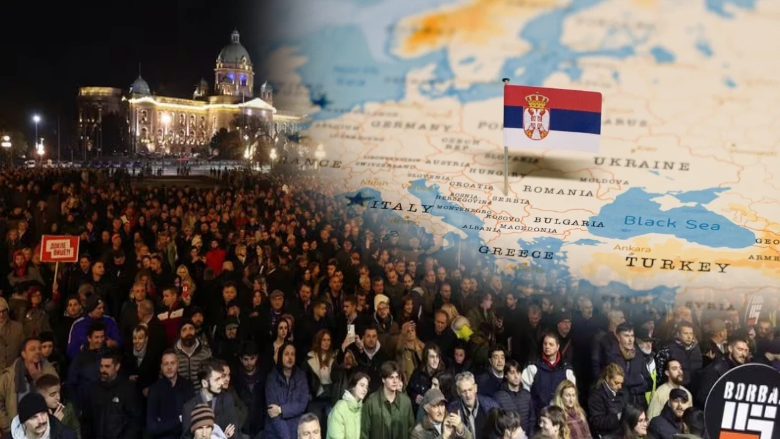 Nou val de proteste în Serbia! Belgrad în pragul haosului, opoziția amenință cu blocarea capitalei