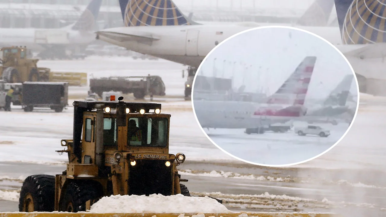 Haos în transportul aerian din SUA: Peste 2.000 de zboruri anulate din cauza furtunii