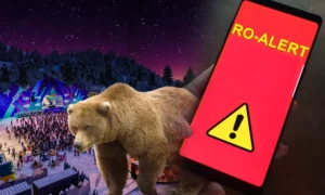 Urs în apropierea festivalului Massif din Poiana Brașov provoacă panică după mesajele Ro-Alert