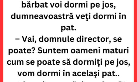 Director și secretară în delegație: economii la cazare și o provocare morală ce îl aduce pe executive la psiholog