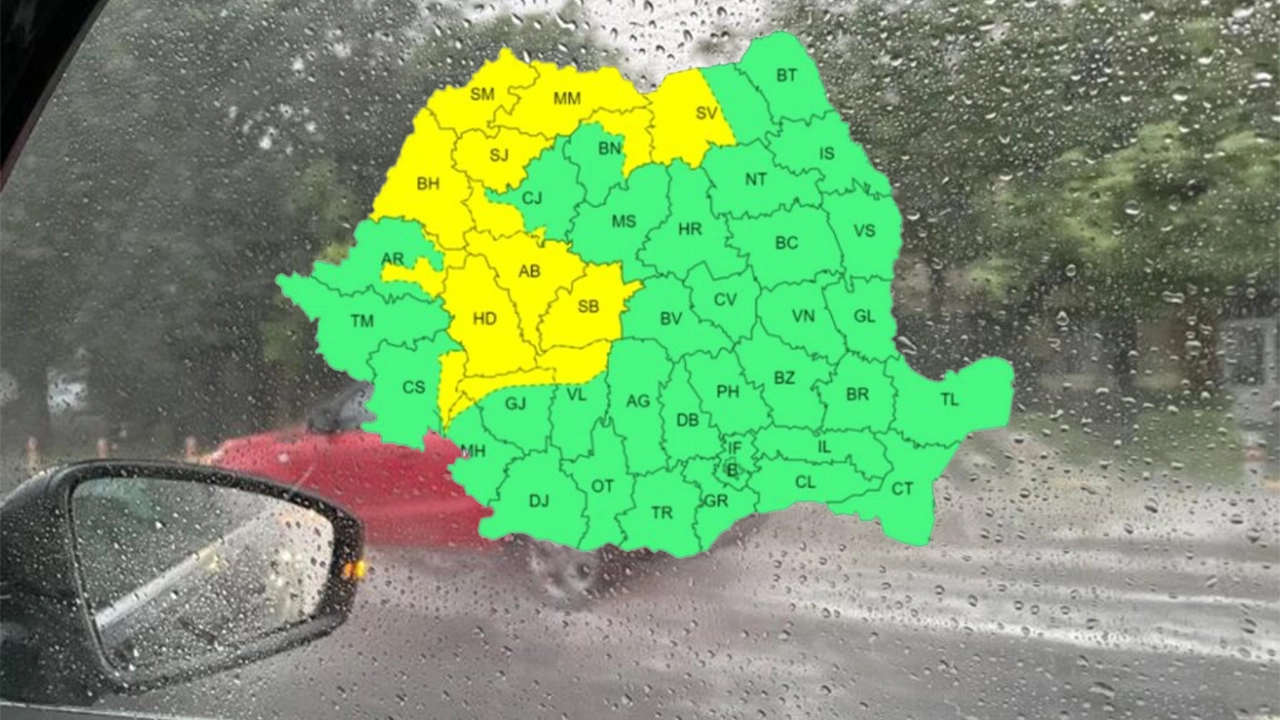 Alertă meteo ANM. Vremea face ravagii în România! Cod galben de furtuni Ce zone sunt vizate