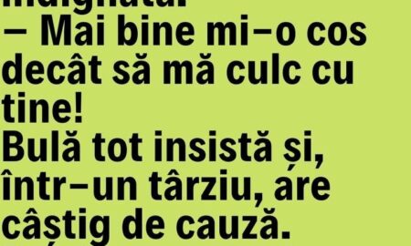 Bulă agață o femeie. La avansurile lui, aceasta protesta indignată: