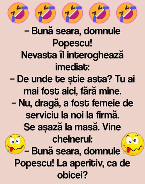 Popescu și misterioasa sa vizită la restaurant: confuzia hilară care a stârnit suspiciuni în rândul soției