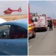 Zece copii implicați într-un accident cu cinci mașini, în Constanța. Elicopterul SMURD, chemat la fața locului