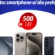 Voucher gratuit de 500 de LEI de la Flanco. Ests valabil pentru orice telefon din catalogul ofertei de Apple, Huawei și Galaxy