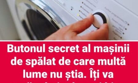 Butonul secret al mașinii de spălat de care multă lume nu știa. Îți va curăța hainele mai bine ca la curățătorie