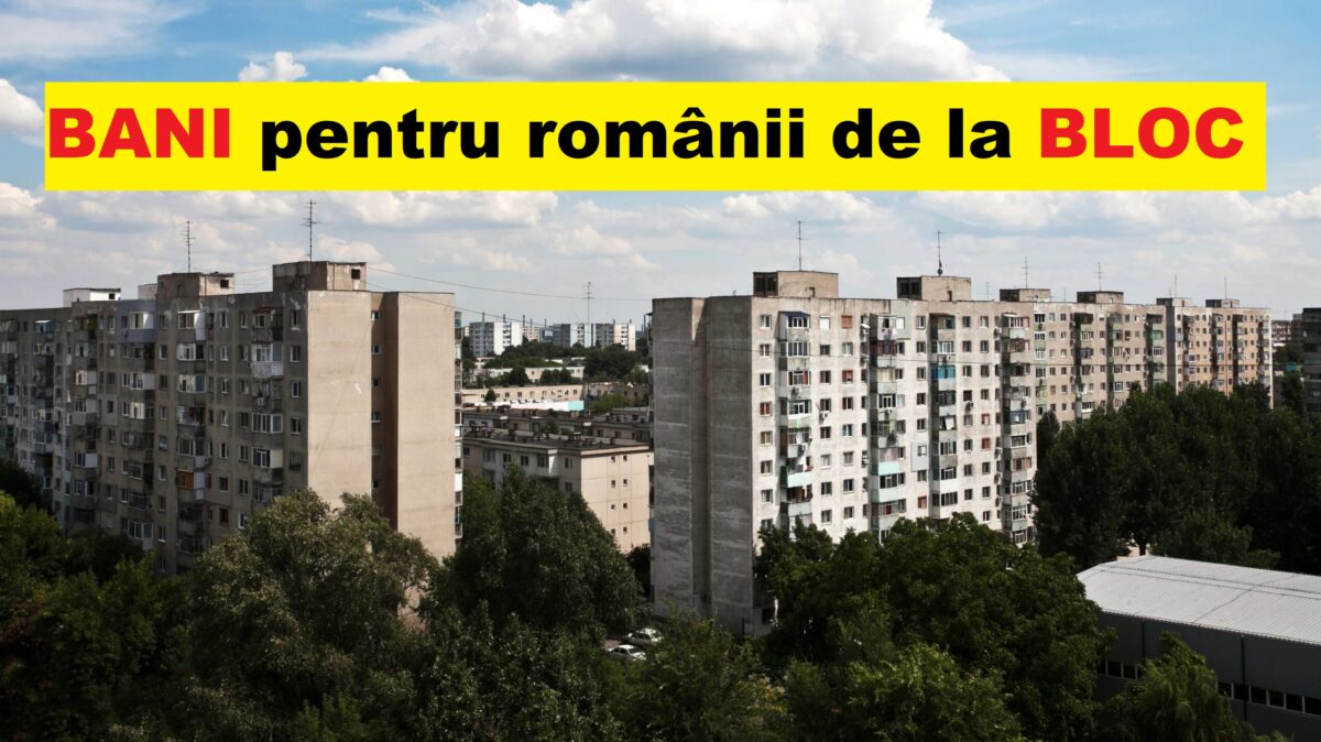 Ajutor pentru românii de la bloc. Statul plătește câte 750 de lei. Banii vin până la 31 decembrie