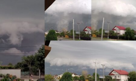 Ce sunt norii Shelf-Cloud, fenomenul rar surprins pe cerul României în această seară