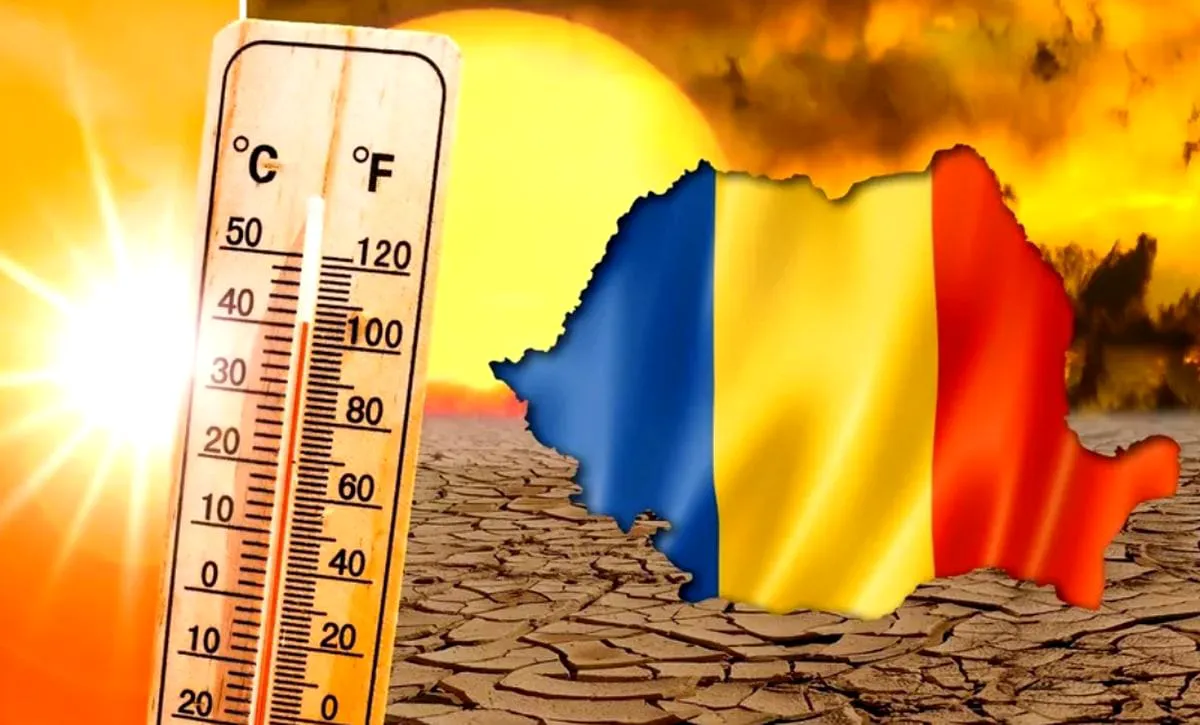 Cupola de foc se întoarce în România: Temperaturi de 50 de grade Celsius anunțate în zonele afectate