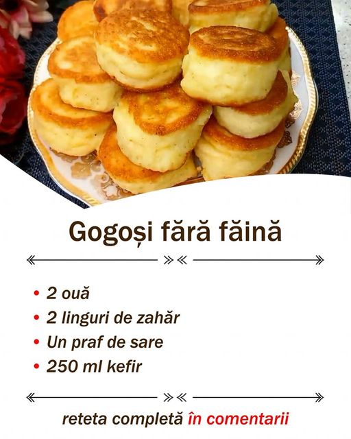 Gogoși fără făină cu iaurt – desert rapid și delicios, perfect pentru momentele dulci! Spune „SALUT” pentru rețeta completă!