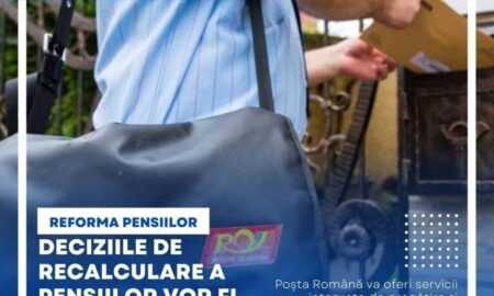 Cum vor fi distribuite, prin Poștă, deciziile de recalculare a pensiilor