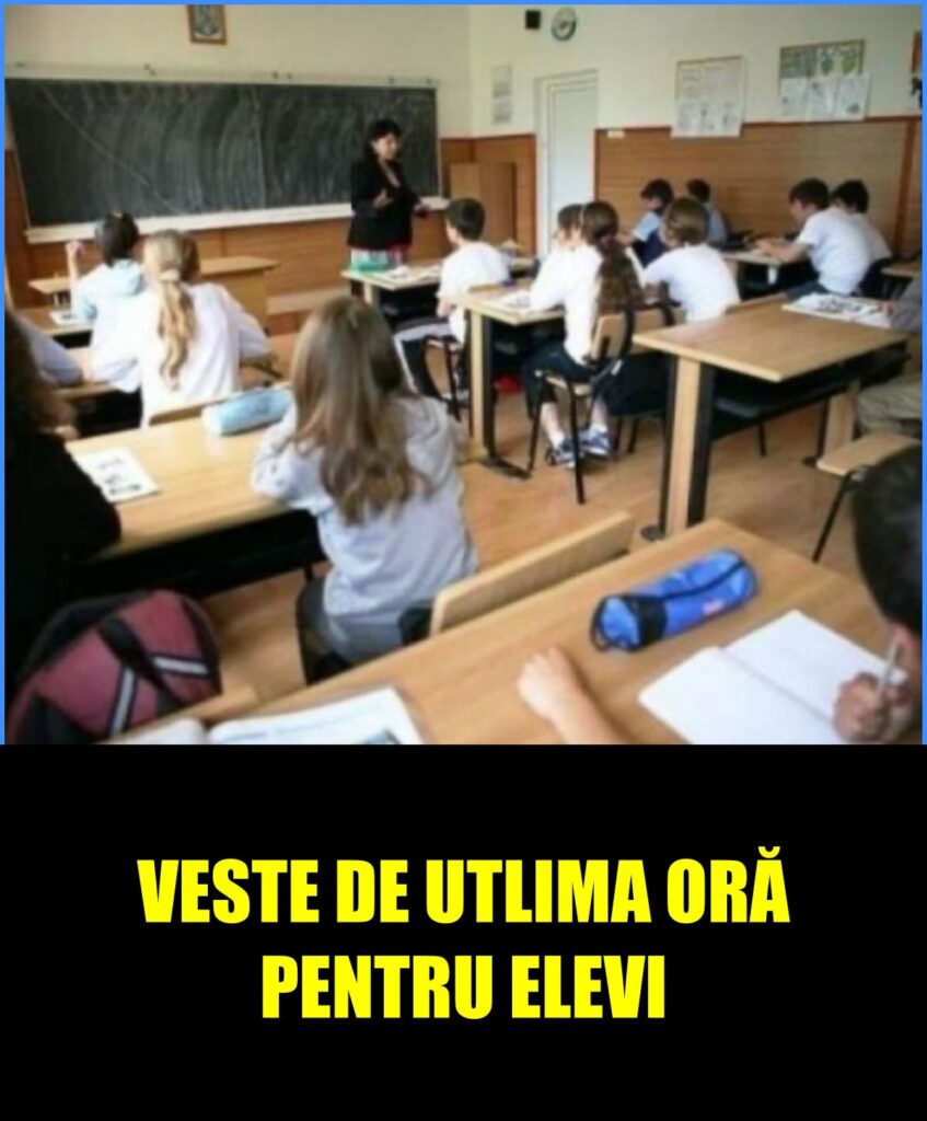 Informaţia momentului despre şcoli! Vestea aşteptată de elevi şi profesori. Este răsturnare totală de situaţie