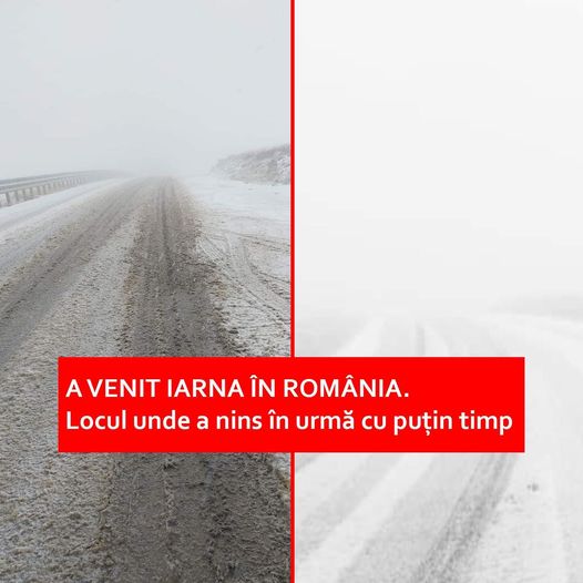 România sub zăpadă în septembrie! Iarna a venit devreme