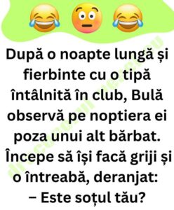 După o noapte lungă și fierbinte petrecută cu o tipă