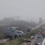 Accident mortal în Bihor, pe DN76! 2 oameni morți după ce 4 mașini s-au ciocnit