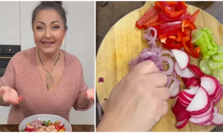 Gabriela Cristea, rețetă de salată de ton, cu un dressing delicios. Ingredientele secrete folosite de vedetă