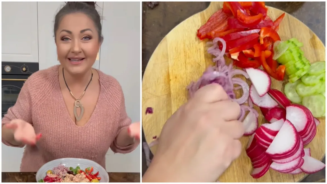 Gabriela Cristea, rețetă de salată de ton, cu un dressing delicios. Ingredientele secrete folosite de vedetă