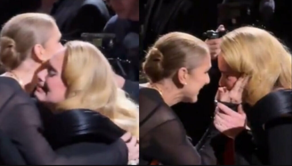 Emotionant! Adele intrerupe un concert si izbucneste in plans cand o vede pe Celine Dion in public.