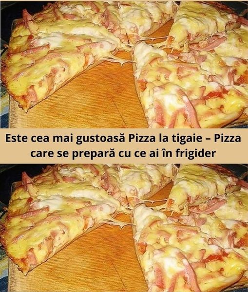 Pizza la Tigaie – Rețetă Rapidă și Delicioasă, Gata în Câteva Minute!