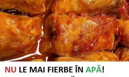 Nu le mai fierbeti in apa! Reteta pentru cele mai delicioase sarmale. Secretul unui gust perfect