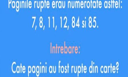 „Problema matematică virală care a pus pe jar internetul: Câte pagini au fost rupte din carte?”