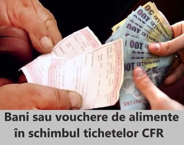 Vești bune pentru pensionari! Bani sau vouchere de alimente în schimbul tichetelor CFR nefolosit