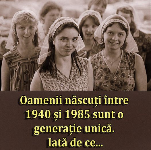 Persoanele nascute intre 1940 si 1985 sunt o generatie unica. Iata de ce…