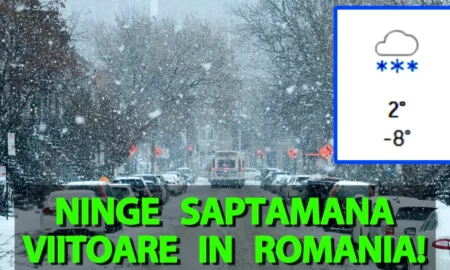 Ninge săptămâna viitoare în România! Pe ce dată vin ninsorile, potrivit meteorologilor Accuweather