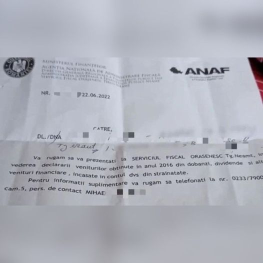 ANAF îi ia la scuturat pe românii care muncesc în afara ţării. Un bărbat care a muncit în Anglia a avut şocul vieţii