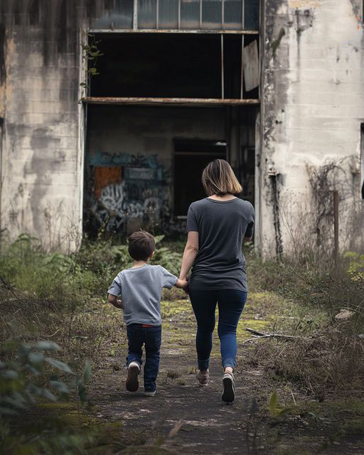 Bona fiului meu îl ducea în secret într-un subsol abandonat în fiecare zi — așa că i-am urmărit.