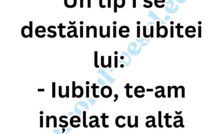 Te-am înșelat cu altă femeie…