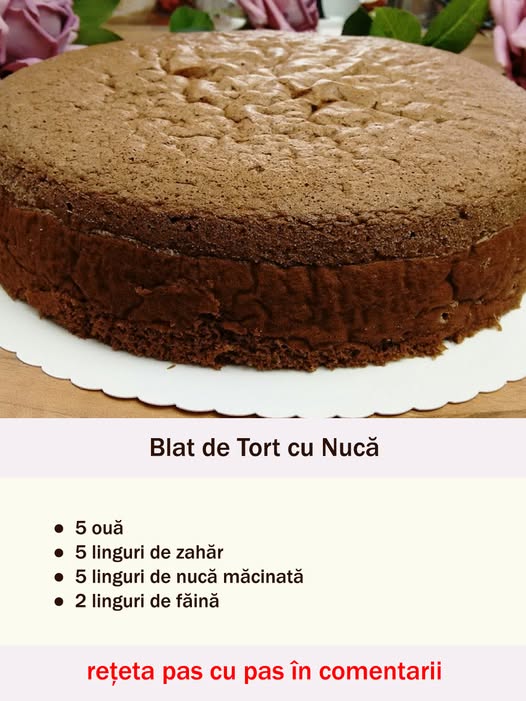 Blat de Tort cu Nucă